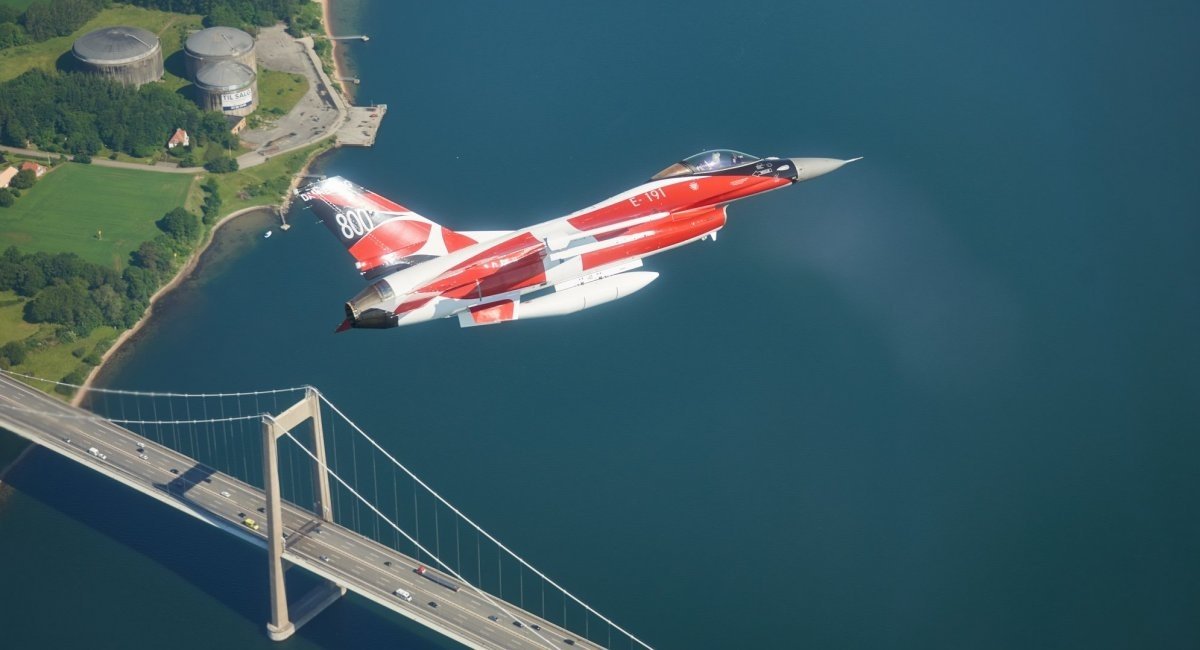 The F-16 fighter jet of the Danish Air Force / Credits: Royal Danish Airforce