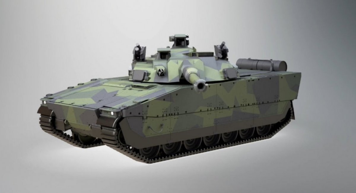 Render of the updated CV90120 / Photo credit: BAE Systems Hägglunds