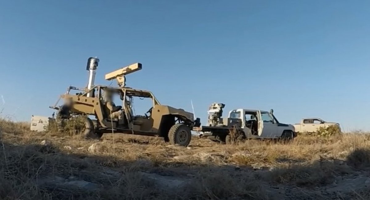 APKWS launcher on a mobility vehicle / Screenshot credit: BAE Systems