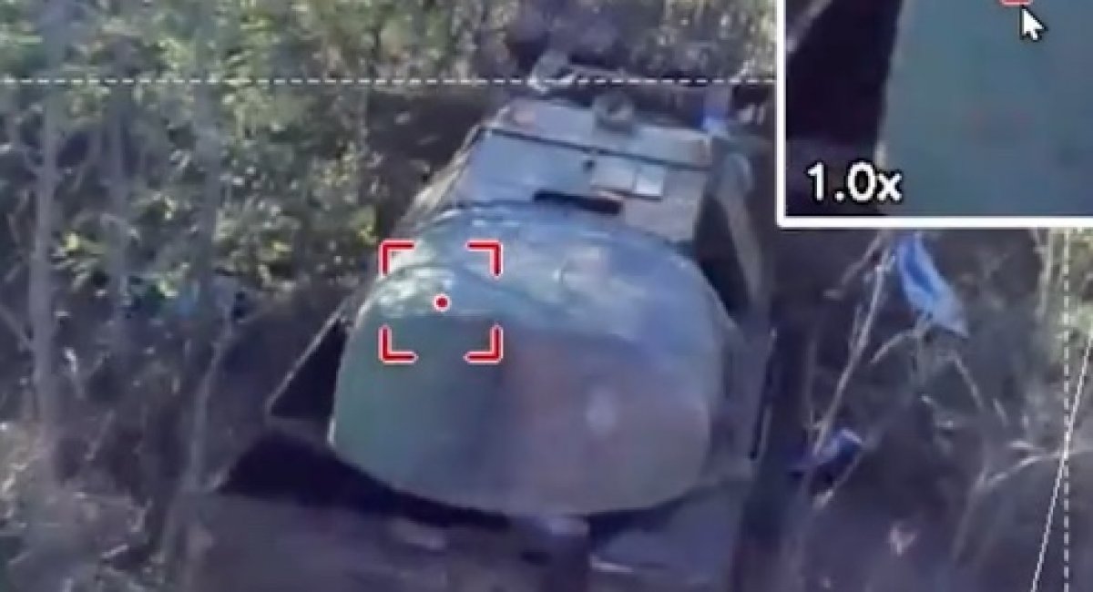 russian Buk-M1 launcher / Screenshot from video 