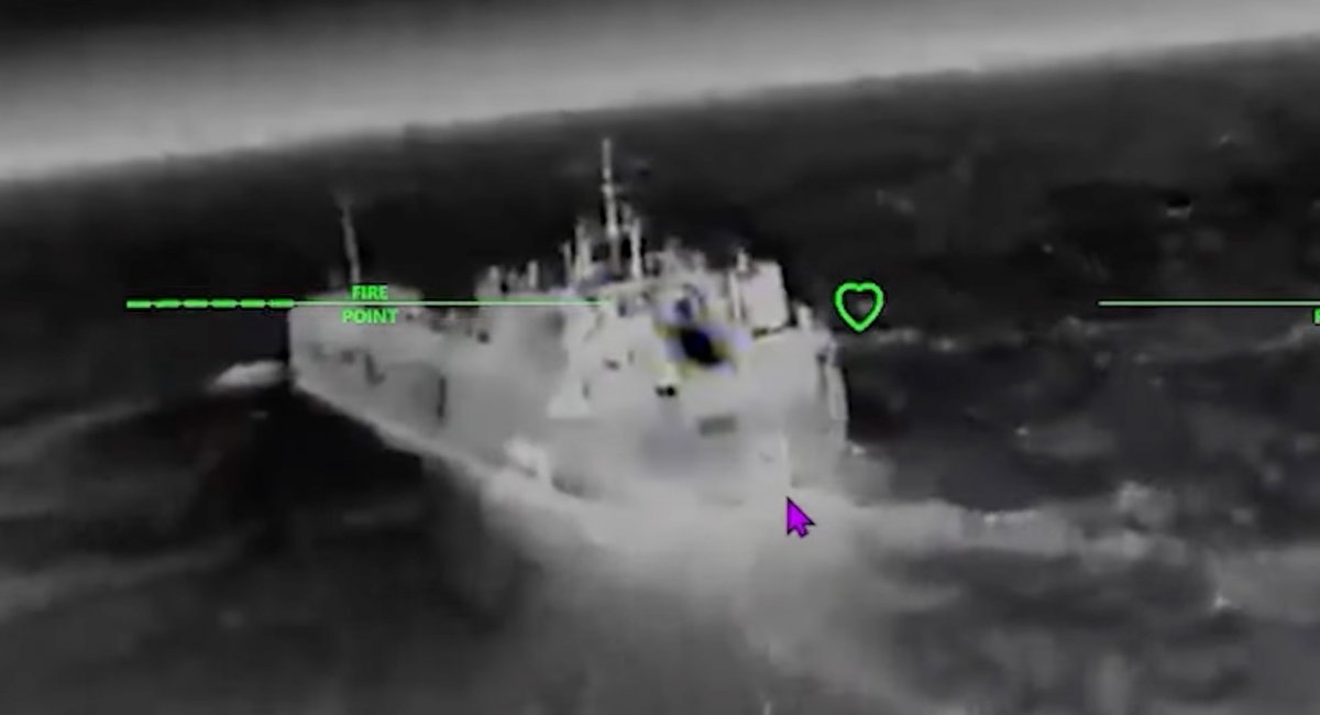 The Project 15781 tanker / screenshot from video 