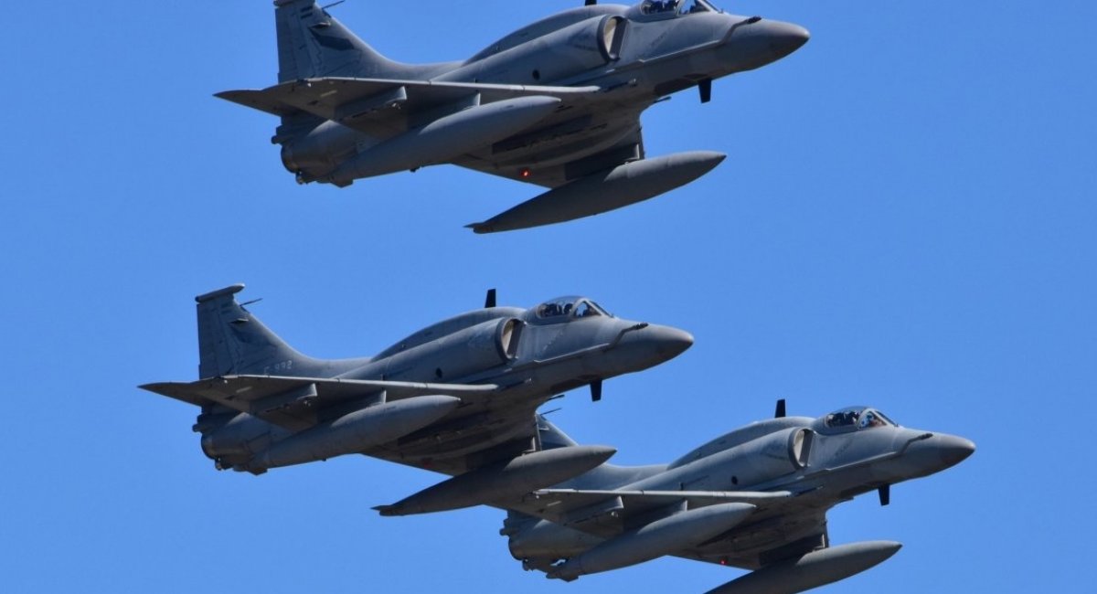 Argentine Air Force A-4AR / Photo credit: Fuerza Aérea Argentina