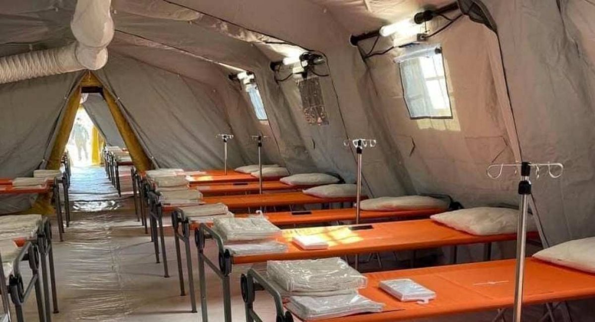The Dutch field hospital, March 2022 / Photo credit: the Medical Forces Command of Ukraine