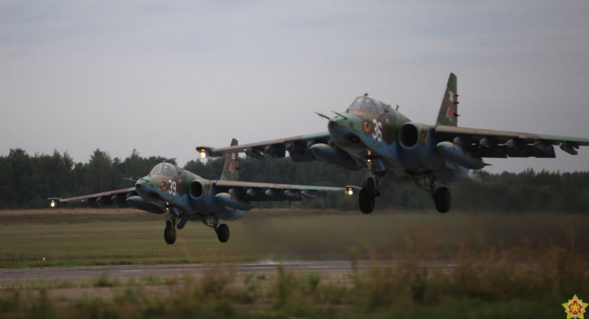 Su-25 attack aircraft of the Air Force of belarus / Photo source: Ministry of Defense of belarus