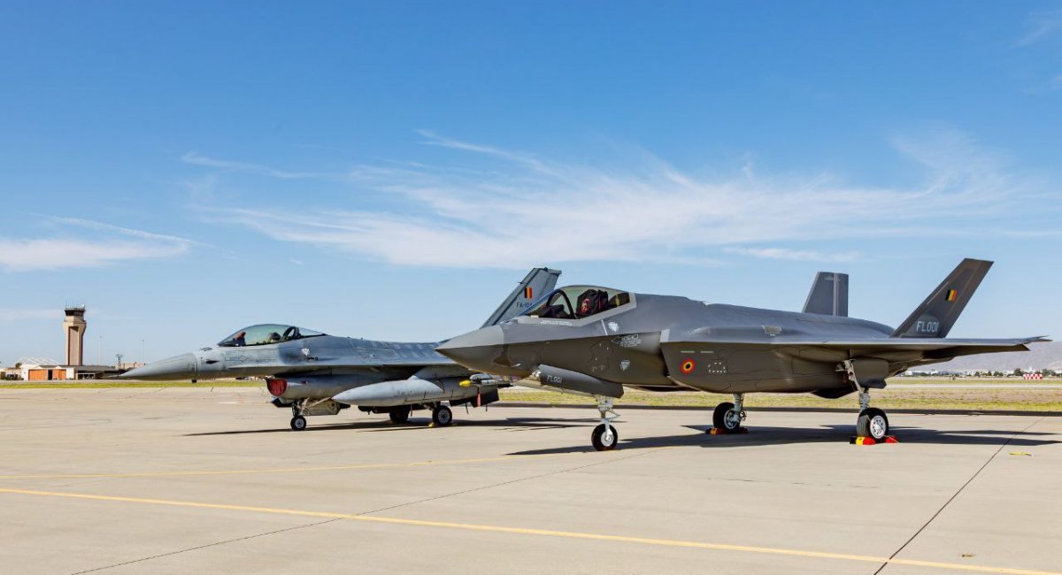 Belgian F-16 and F-35 / Photo credit: Belgian Air Force