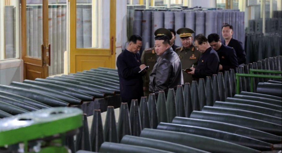 Production of artillery ammunition in the DPRK / Photo credit: KCNA