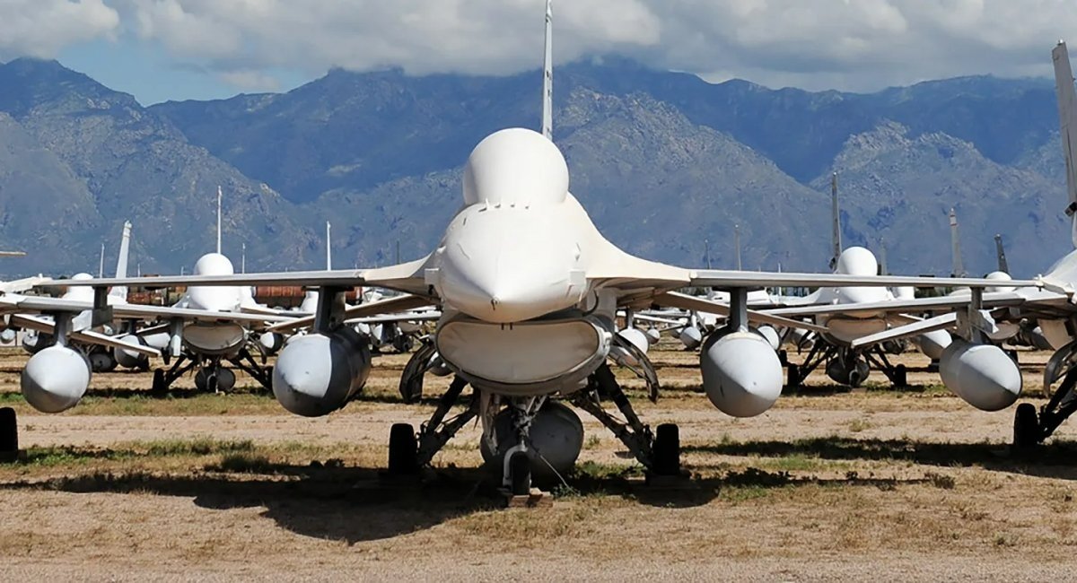 A decommissioned F-16 fighter at the boneyard near Tucson / Illustrative photo credit: U.S. Air Force