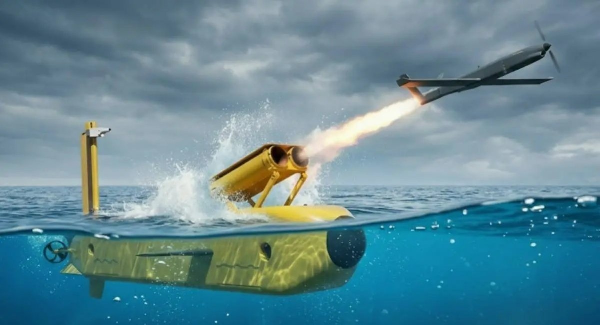 Launch of an unmanned aerial vehicle from the Lamprey platform / Image: Lockheed Martin