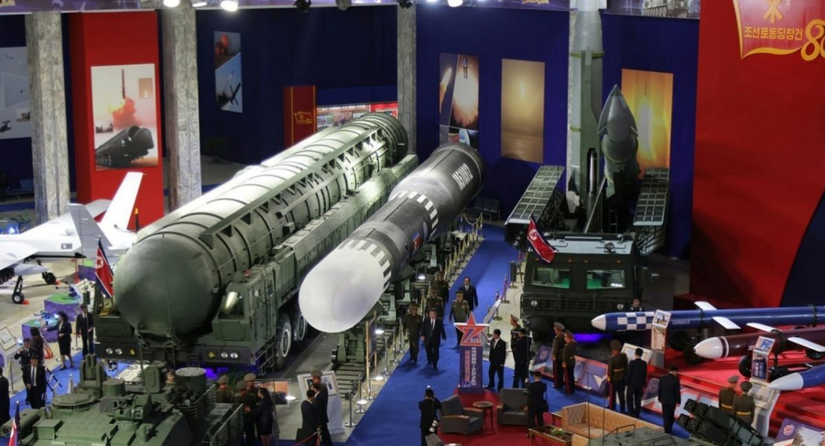 The Hwasong-11Ma during the military exhibition in North Korea