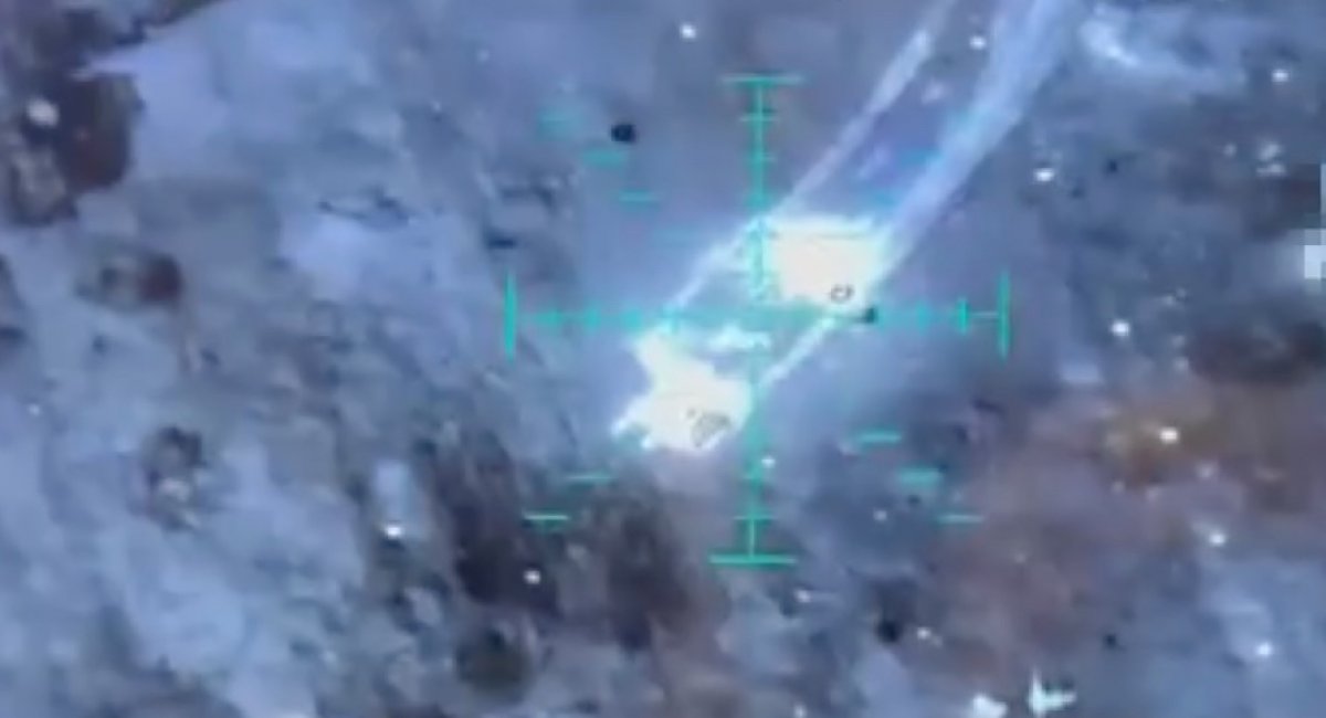 russian T-72 tank / screenshot from video 