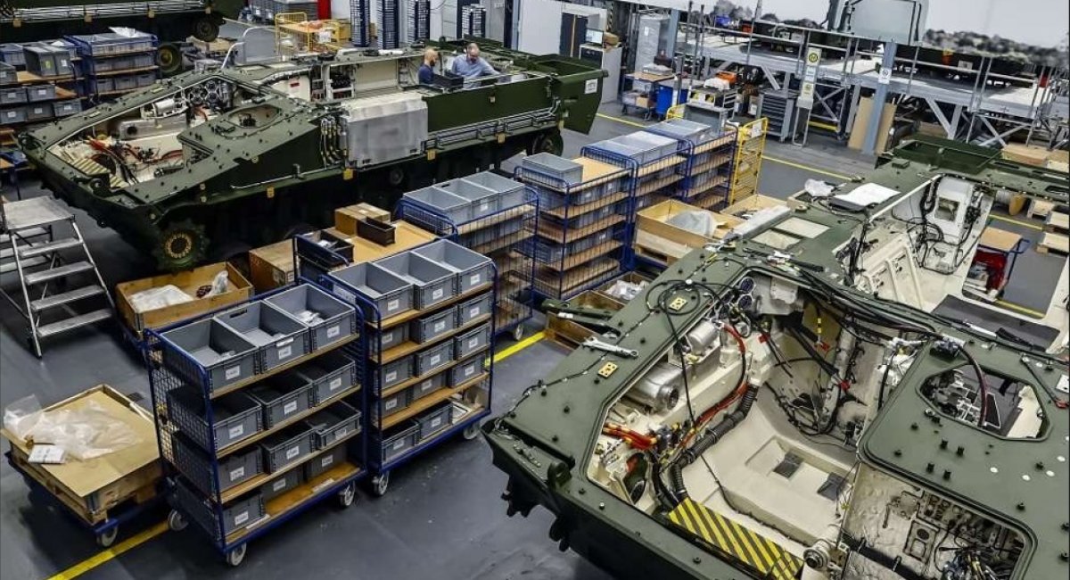 Production of armored vehicles at Rheinmetall facilities / Photo from social networks