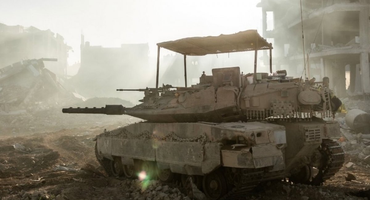 Merkava in Gaza / Photo credit: Israel Defense Forces