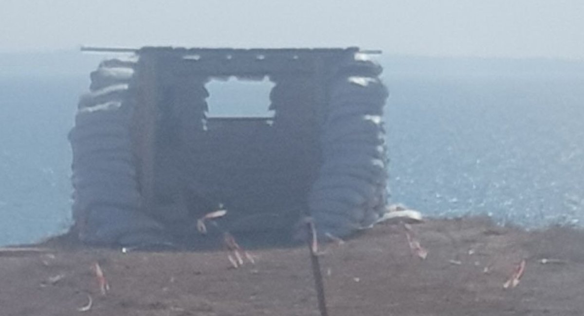 russian partisans build fortifications on the Black Sea coast / Photo credit: the Atesh partisan movement 