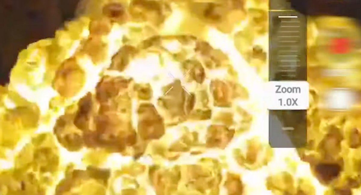 Footage released by Ukraine's State Border Guard Service shows FPV drones striking russian UGVs transporting ammunition to frontline assault units / screenshot from video 