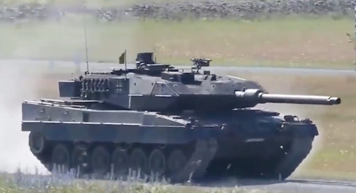 The Minister of Defense of Ukraine announces the arrival of dozens of the Leopard tanks from the Bundeswehr / screenshot from video 