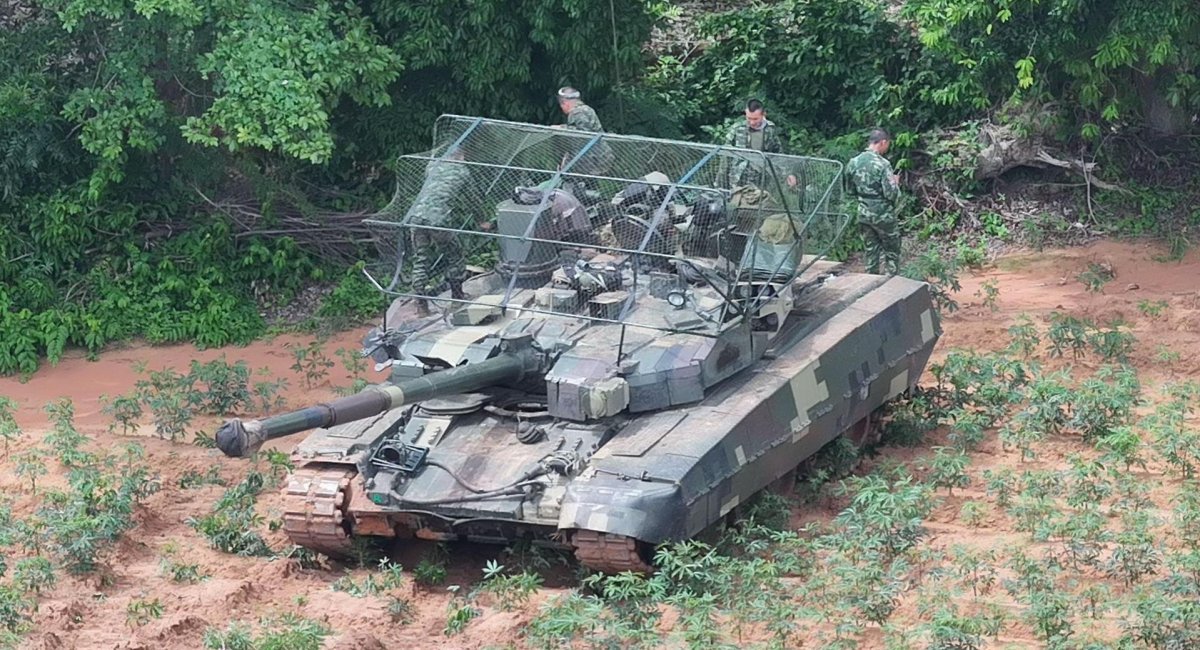 Ukrainian-built Oplot-T main battle tank in Thai service / Photo credit:  Hem (@wuthi11_)