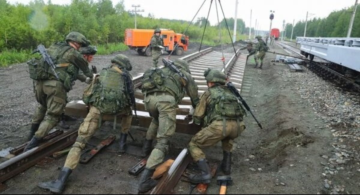 The Railway Troops of the russian army / Open source illustrative photo