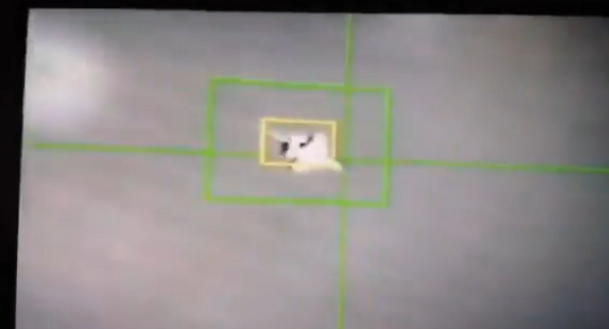 Just before a fighter jet was struck / Video screenshot