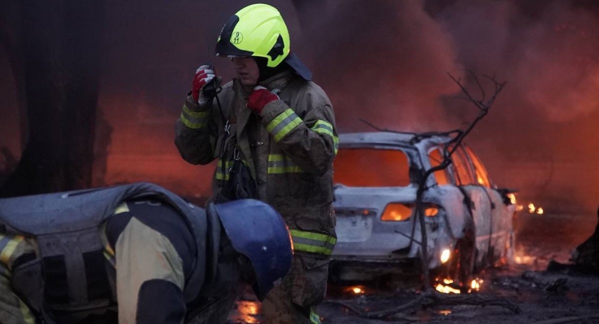 The consequences of attack on January 23 / Photo credit: The State Emergency Service of Ukraine 