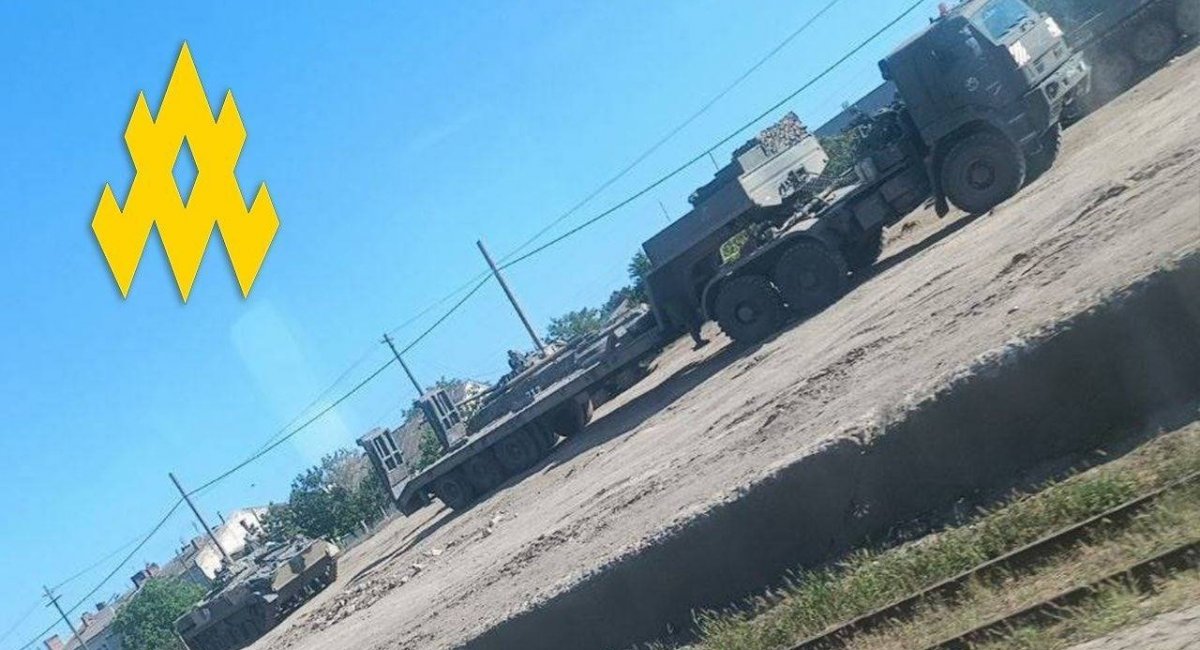 russian equipment in temporarily occupied Yevpatoria / Photo credit: the Atesh partisan movement