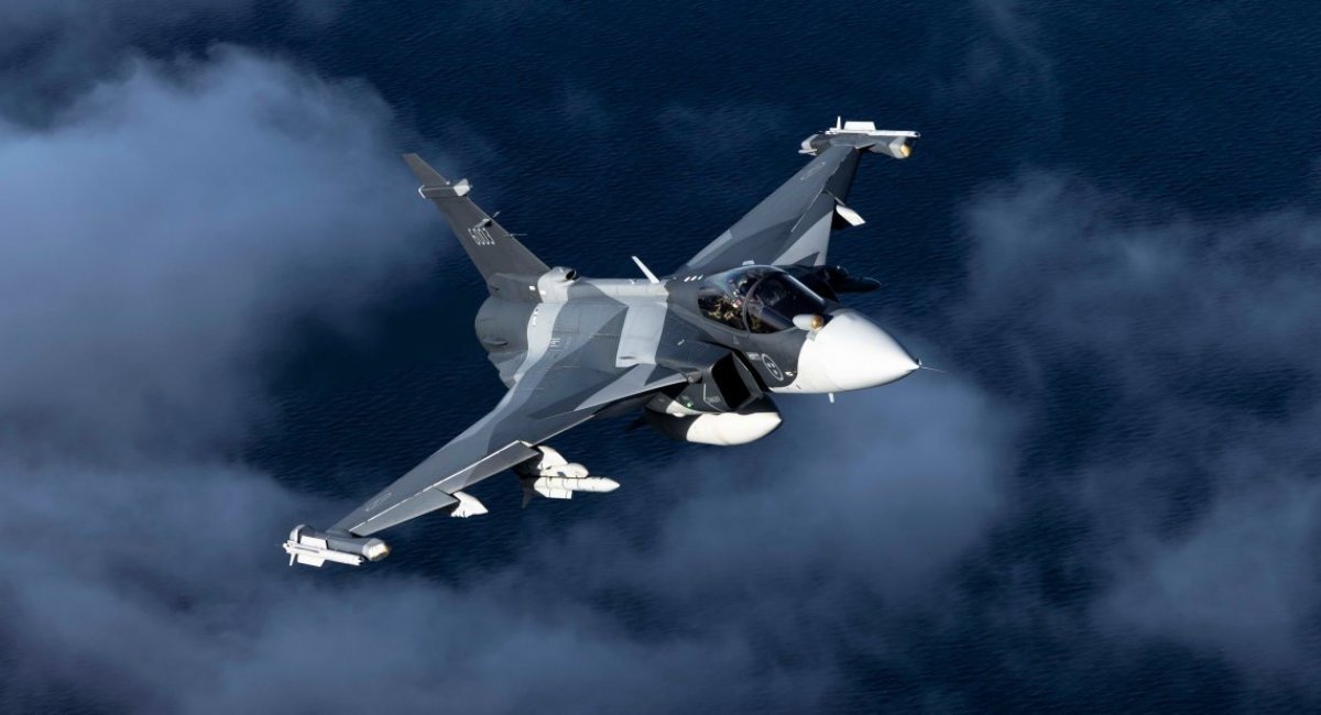 Gripen E fighter jet / Photo credit: Saab