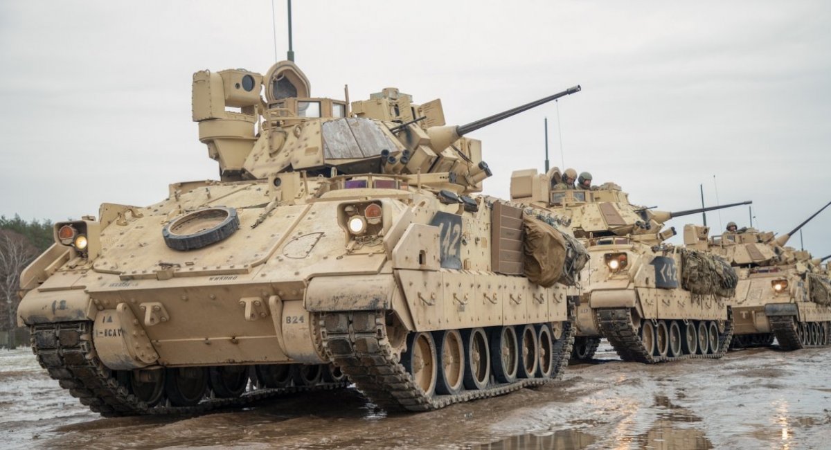 The Bradley IFVs / Photo credit: The 47th Separate Mechanized Brigade