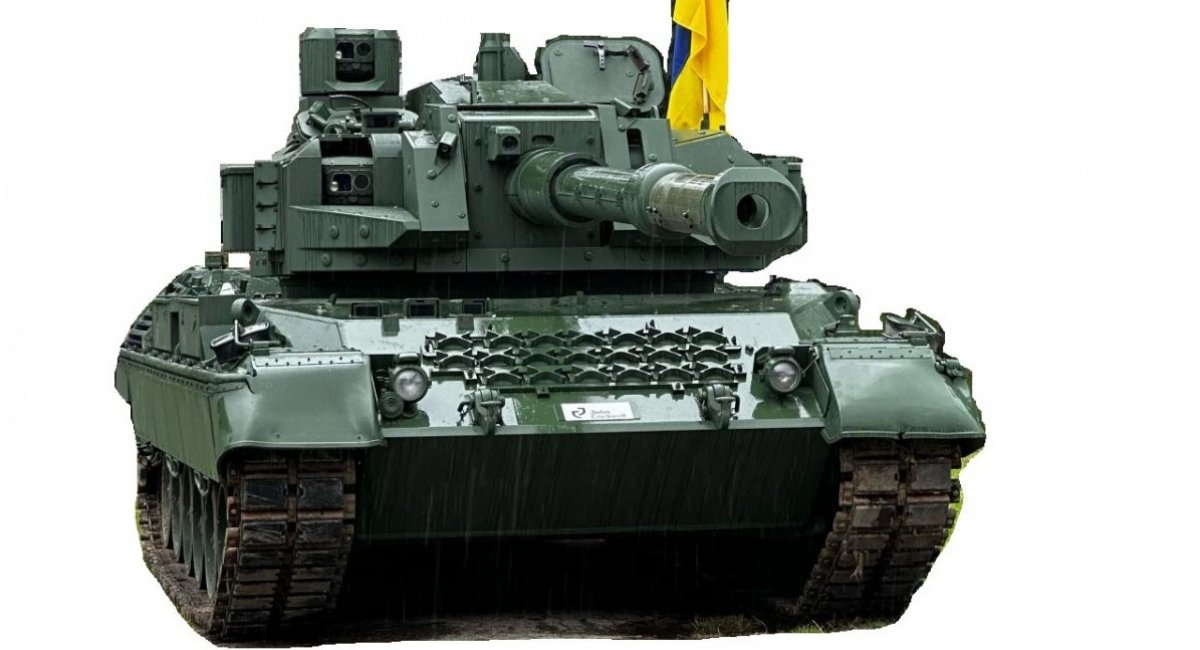 Leopard 1 tank with the C3105 unmanned turret / Photo credit: John Cockerill