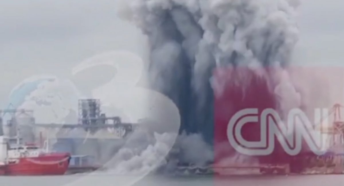 Four Ukrainian naval drones self-detonated in and near Romanian waters / screenshot from video 