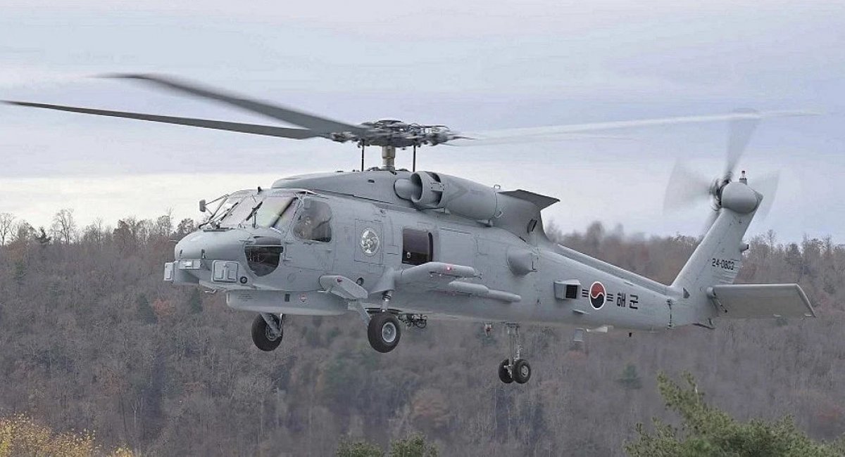 South Korea's MH-60R anti-submarine helicopter / Photo credit: DAPA