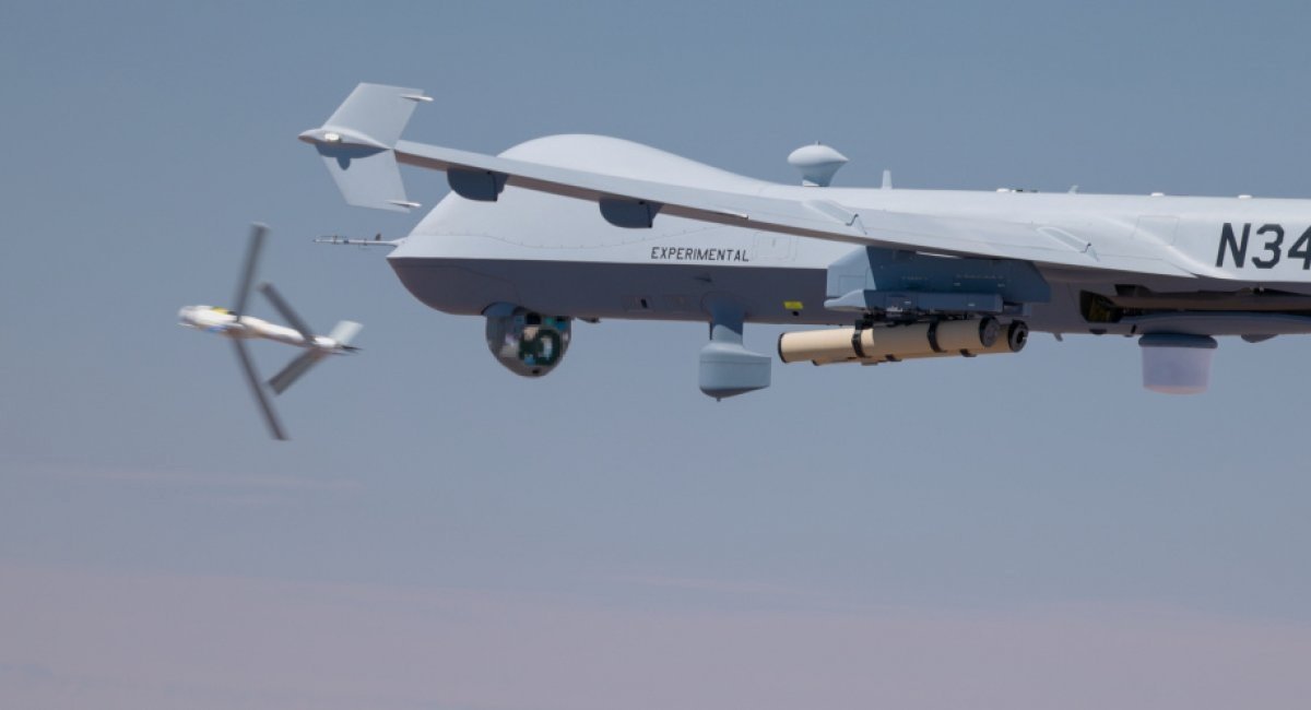 Launch of Switchblade 600 from MQ-9A Reaper UAV / Photo credit: AeroVironment
