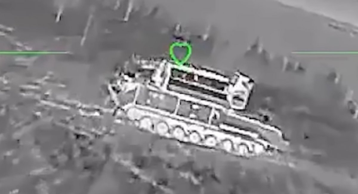 russian Tor-M1 system / screenshot from video 