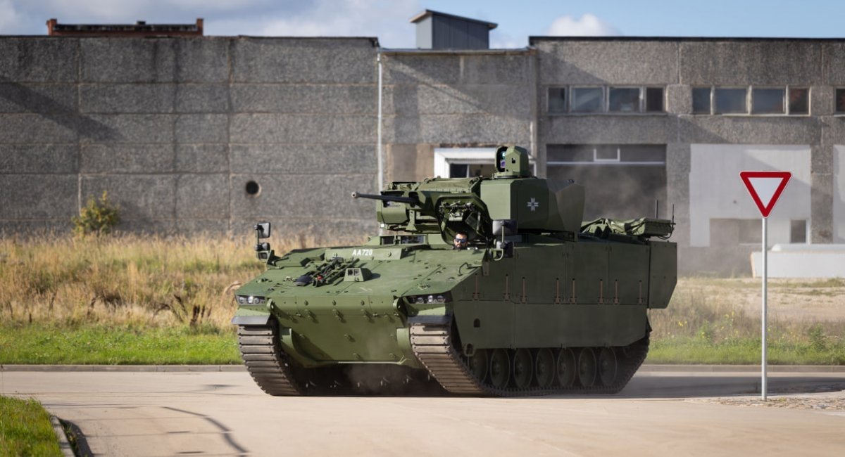 First ASCOD-based Mednieks (Hunter) IFV for the Latvian Armed Forces / Photo credit: the Latvian Ministry of Defense