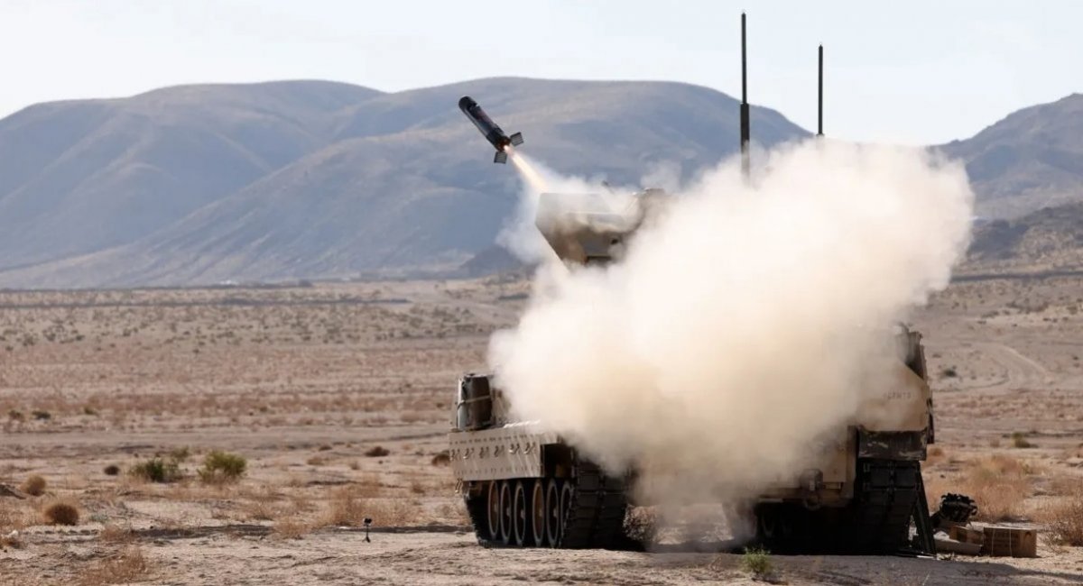 Launch of "670" from a Bradley's TOW launcher, March 2025 / Photo credit: U.S. Department of Defense