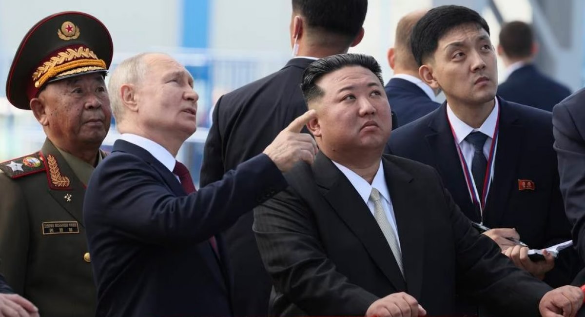  Photo for illustration - Russiam President Vladimir Putin, center left,, and North Koream leader Kim Jong Un, center right, visit the Vostochny Cosmodrome in Russia's Amur region on Sept. 13, 2023. Mikhail Metzel - AFP 