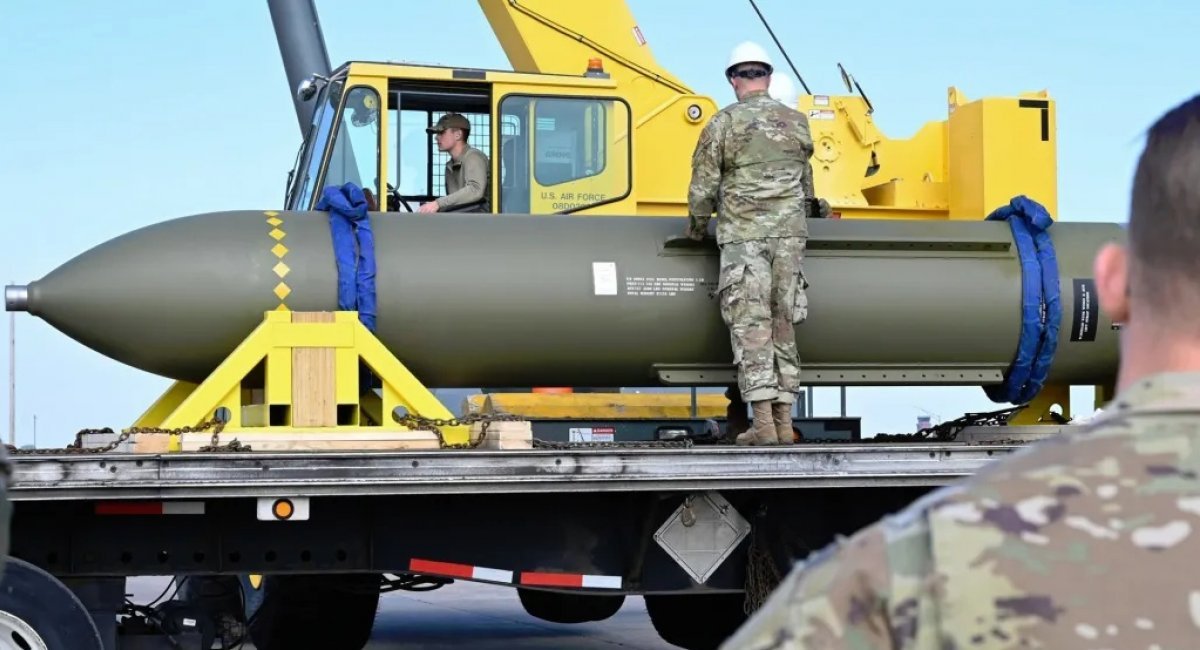 GBU-57 MOP / Photo credit: Whiteman Air Force Base via The Drive