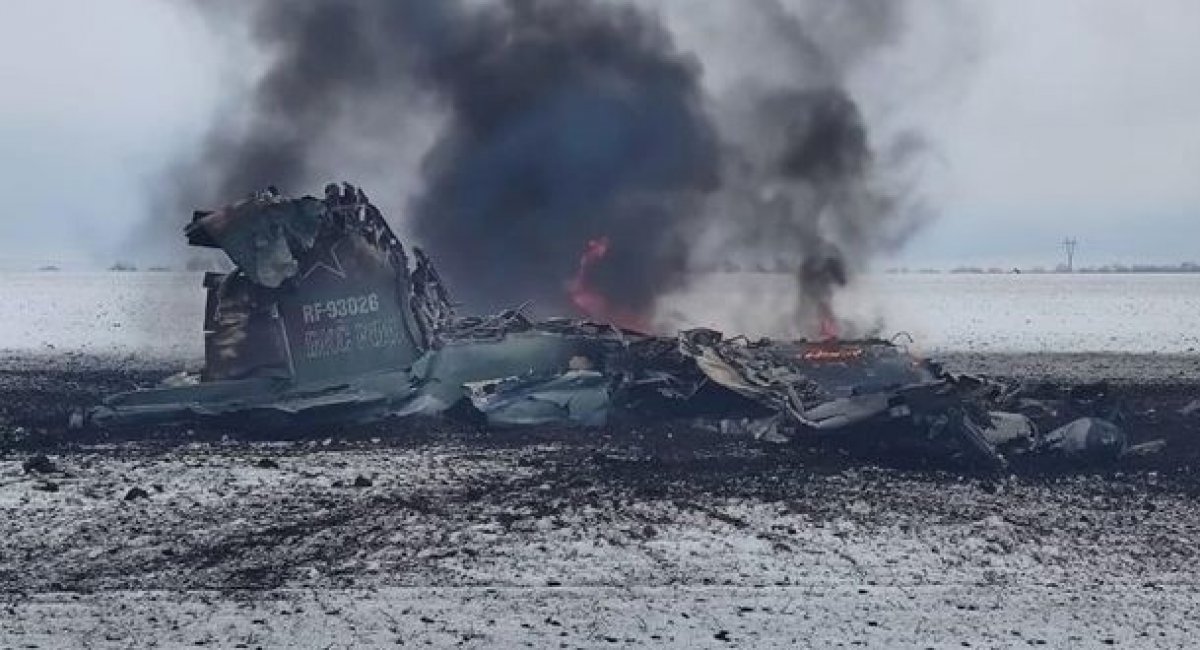 russia's Su-25 attack aircraft was destroyed in the direction of Avdiivka / Illustrative photo from open sources