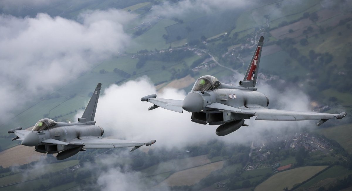 Two Typhoon FGR4 aircraft from the British RAF Coningsby / Illustrative photo credit: UK Ministry of Defense