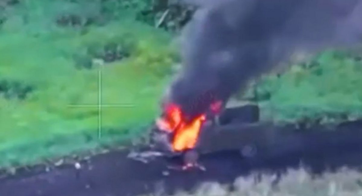 The Phoenix drone unit annihilated enemy forces, rocket artillery, and logistical assets in the Kramatorsk direction / screenshot from video