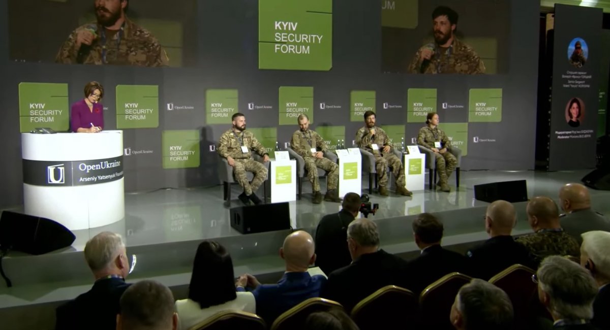 At the 17th Kyiv Security Forum-2025 / Image credit: Open Ukraine Foundation on YouTube