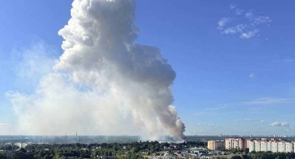 The Novatek-Ust-Luga complex on fire / Open source photo