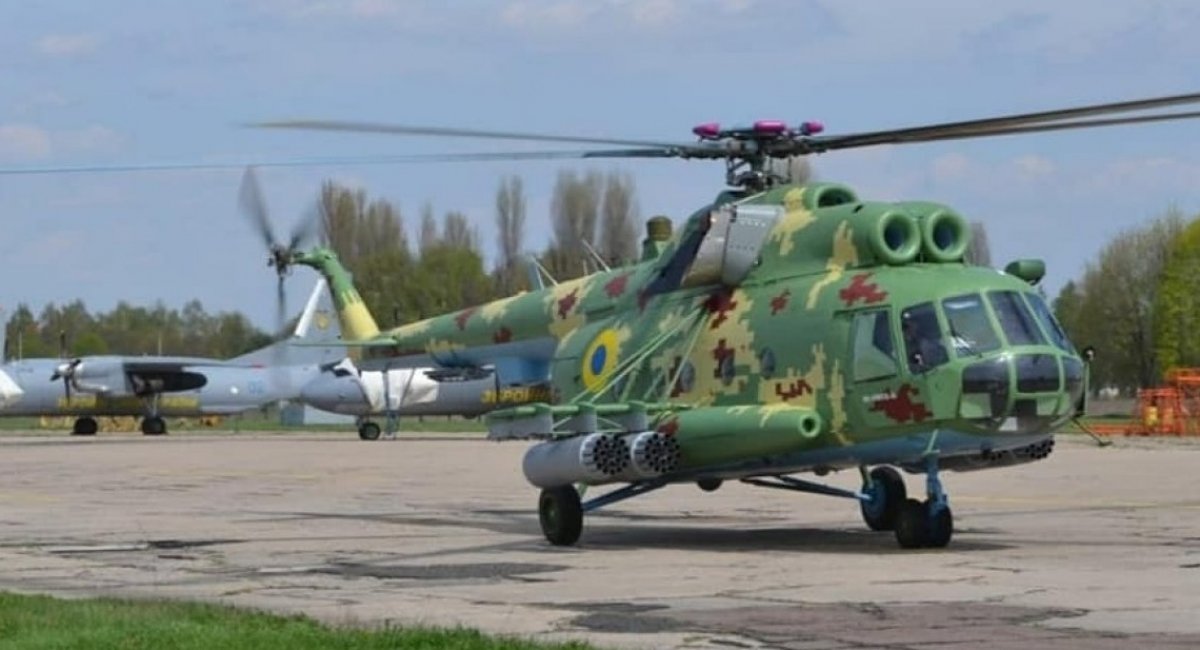 Mi-8MSB-V, a Motor-Sich upgrade to the Mi-8T helicopter, has arrived to its home base at the 15th Boryspil Transport Aircraft Brigade (BTAB) / Credit: BTAB     