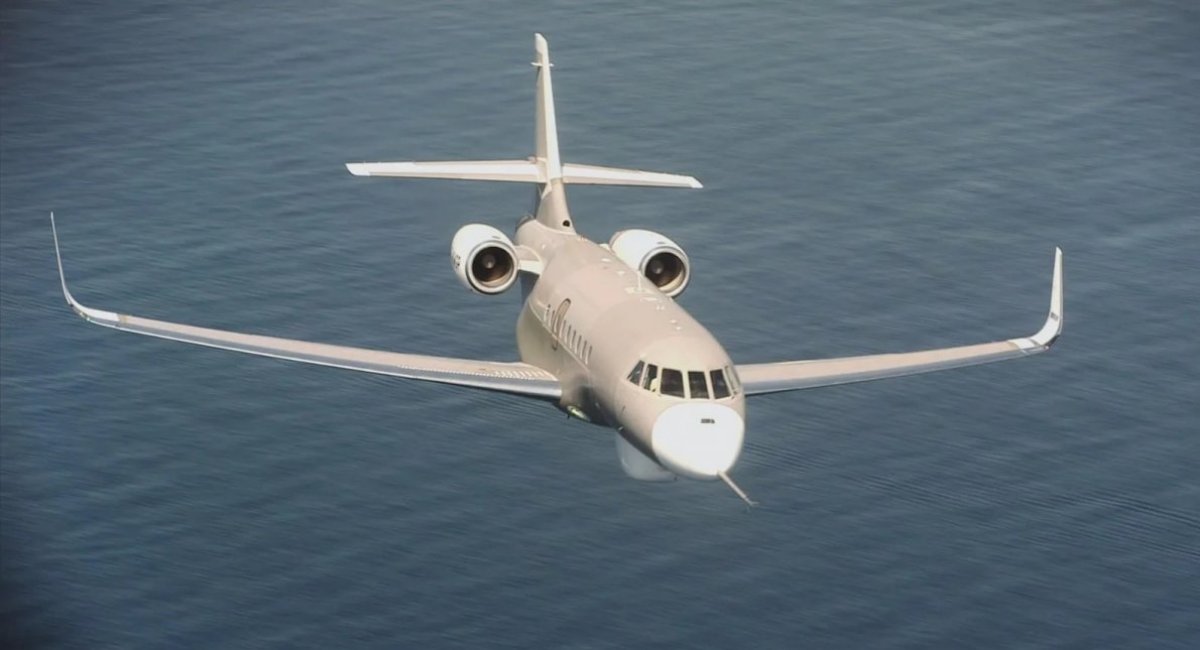 The Falcon 2000 MRA aircraft / Photo credit: Dassault Aviation