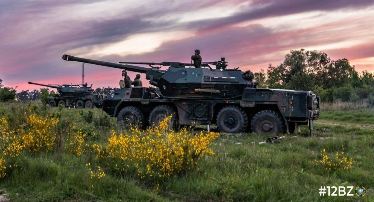 DANA wz.1977 self-propelled guns in the Polish Army / Photo credit: 12th Mechanized Brigade