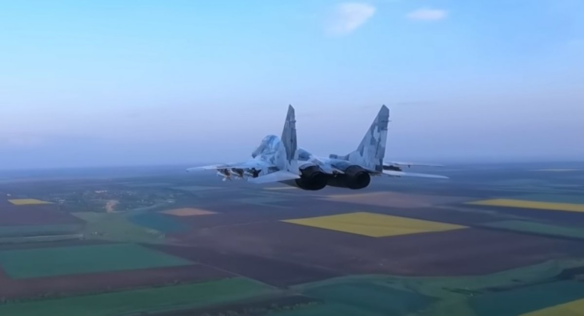 MiG-29 of the Air Force of the Armed Forces of Ukraine / Screenshot credit: Ukrainian Air Force on X