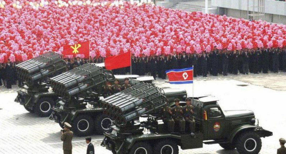 North Korean Soviet-made BM-24 MLRS / Open source photo