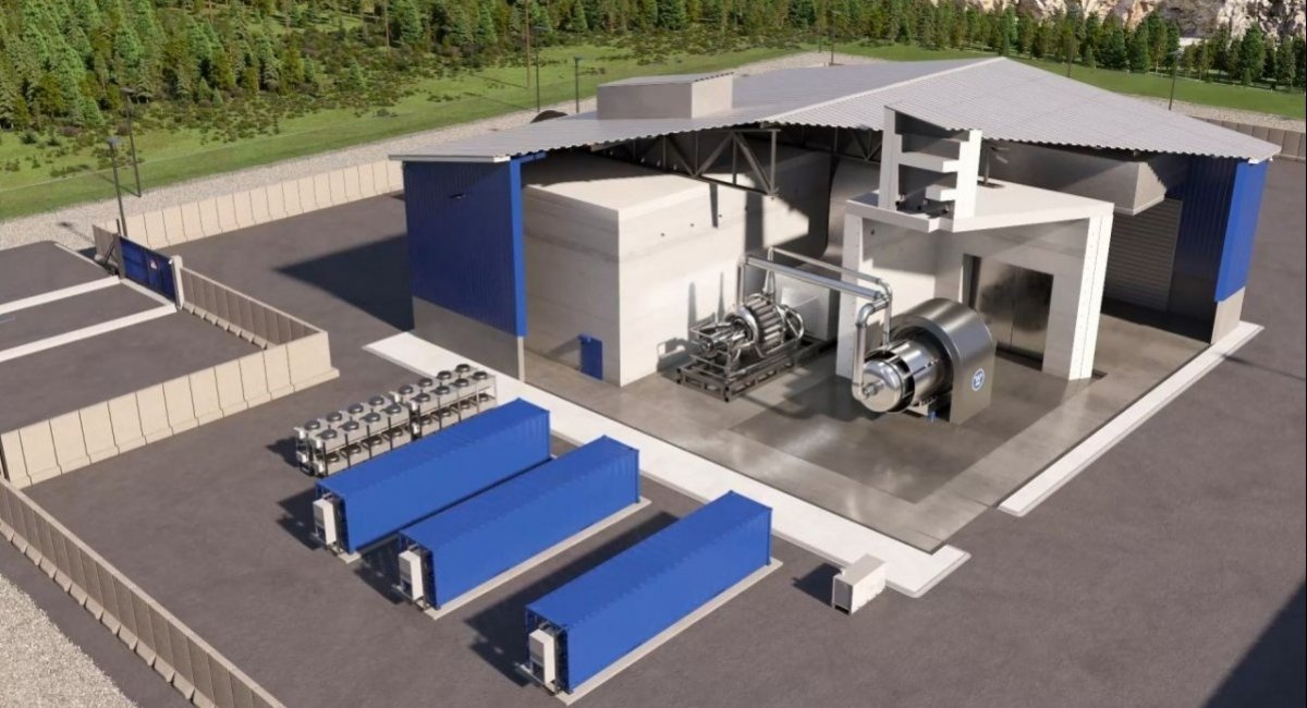 Westinghouse eVinci microreactor / Rendering by Westinghouse