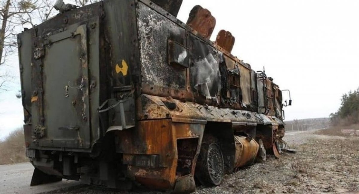 Russian armored vehicle Kamaz Typhoon, that was destroyed in Ukraine