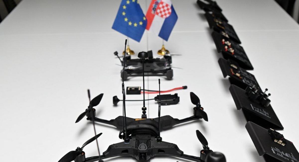 FPV drones from Croatian company Orqa / Photo credit: MORH/T. Brandt
