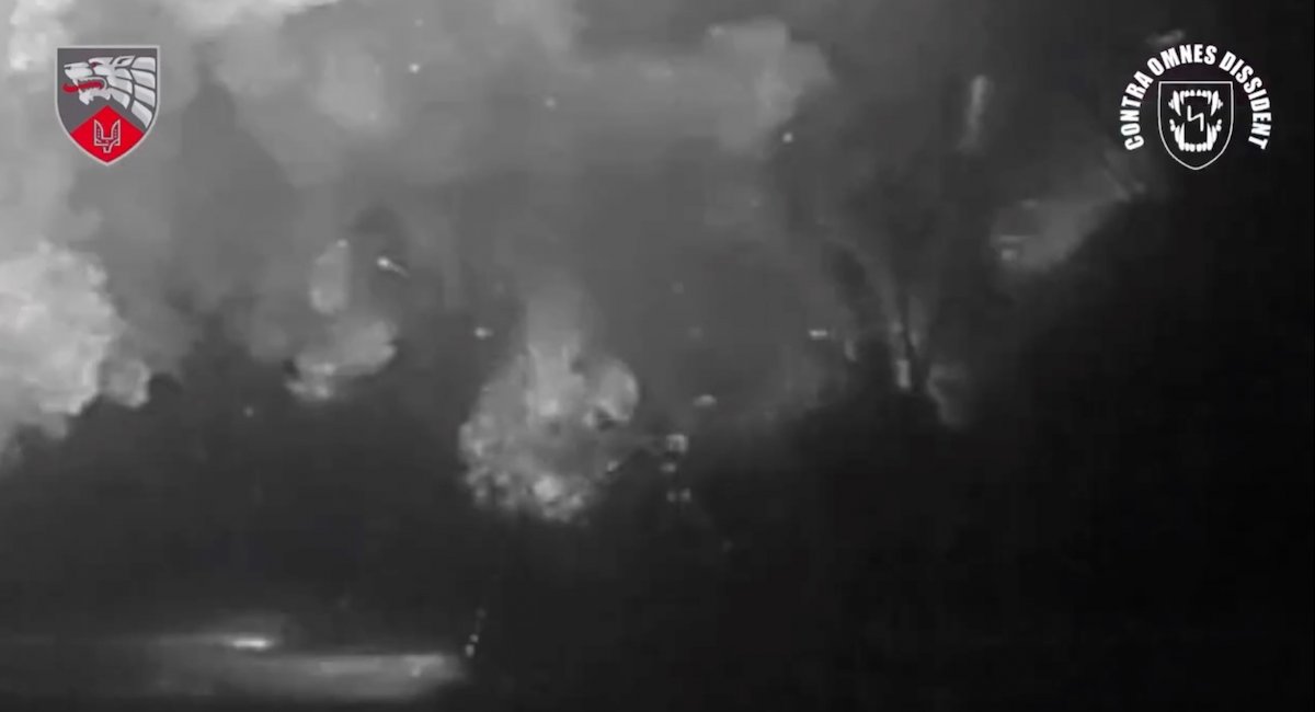 Elite operators of the 3rd Regiment deliver a devastating blow to entrenched russian troops / screenshot from video 
