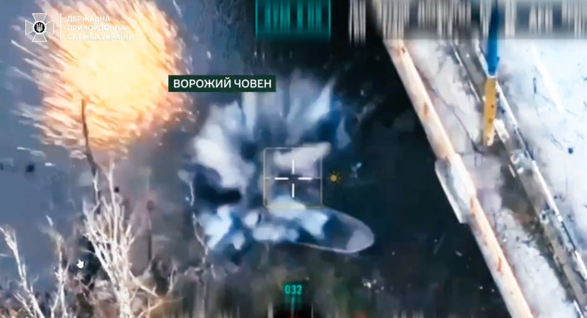 The attack highlights the growing importance of drones in combat operations / screenshot from video 